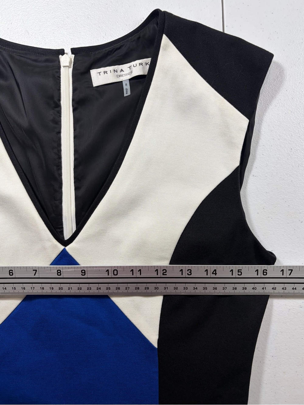 Trina Turk Colorblock Mini Dress (8) - Picture 5 of 12